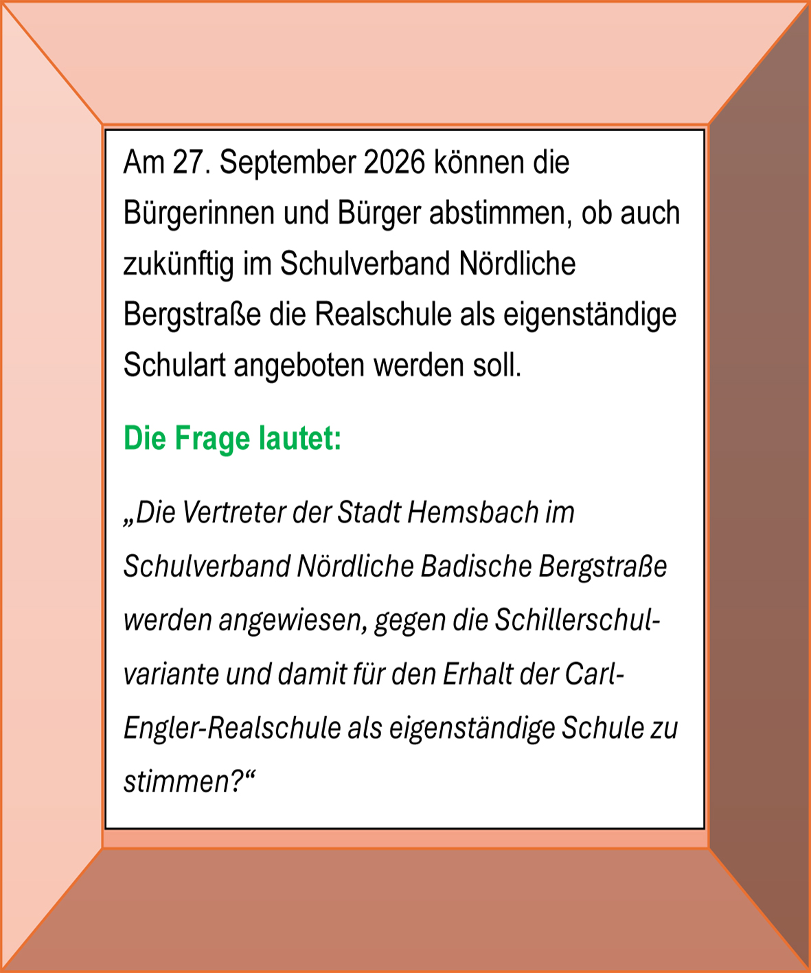 Erster Bürgerentscheid in Hemsbach: