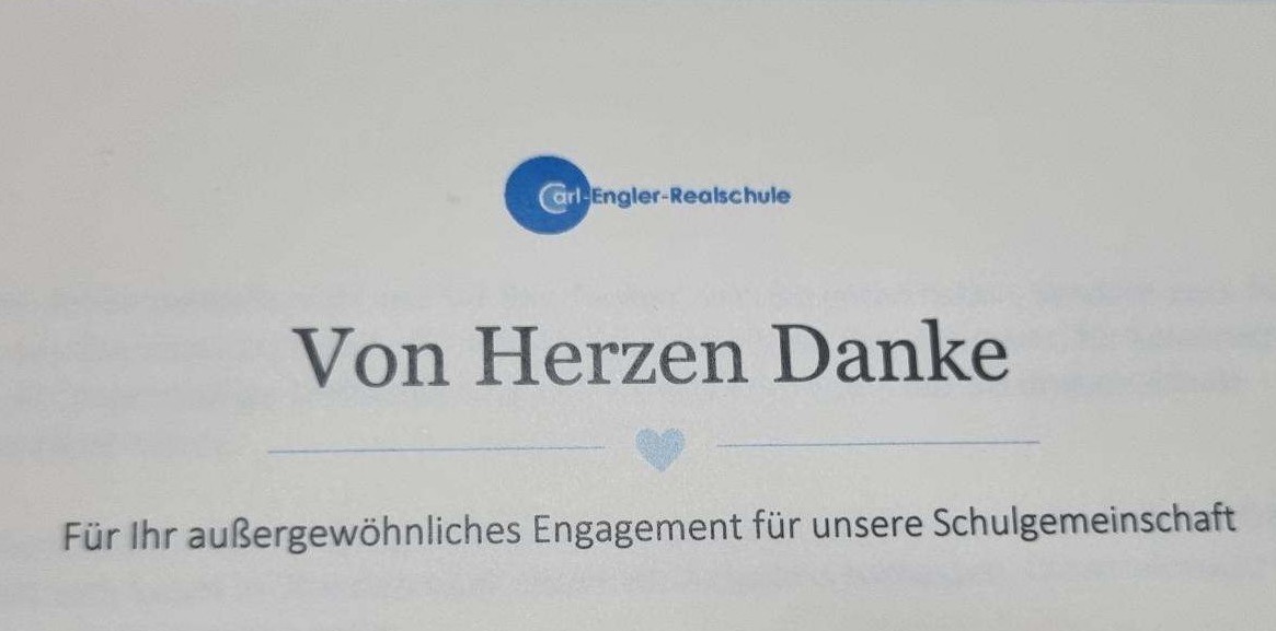 Von Herzen Danke