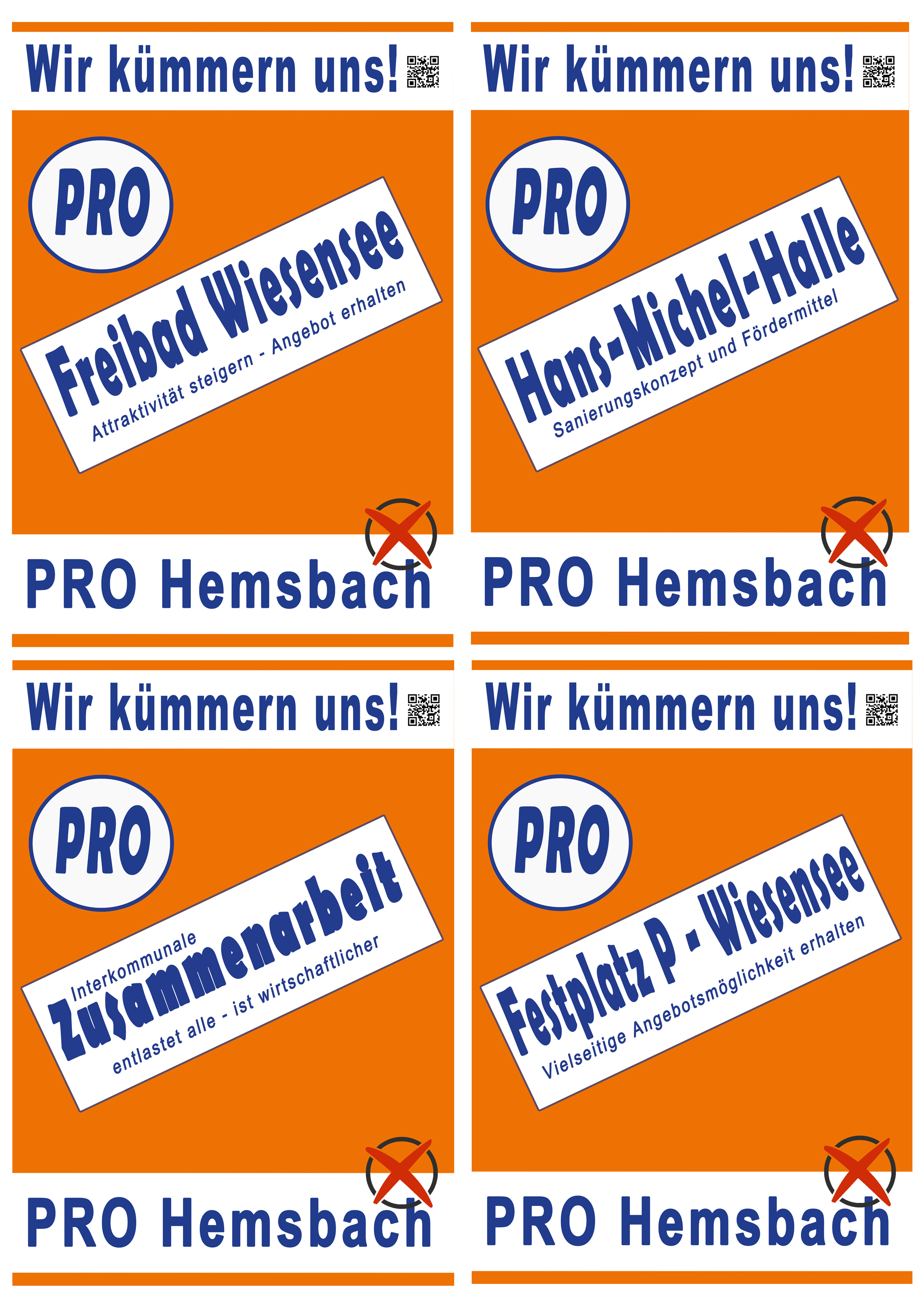 Unsere Themenplakate zur Kommunalwahl 2024