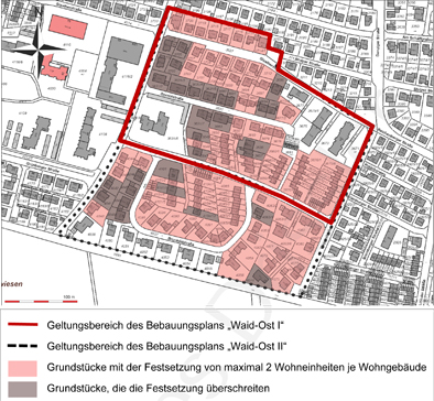 Bebauungsplan Waid: Relikt aus vergangener Zeit